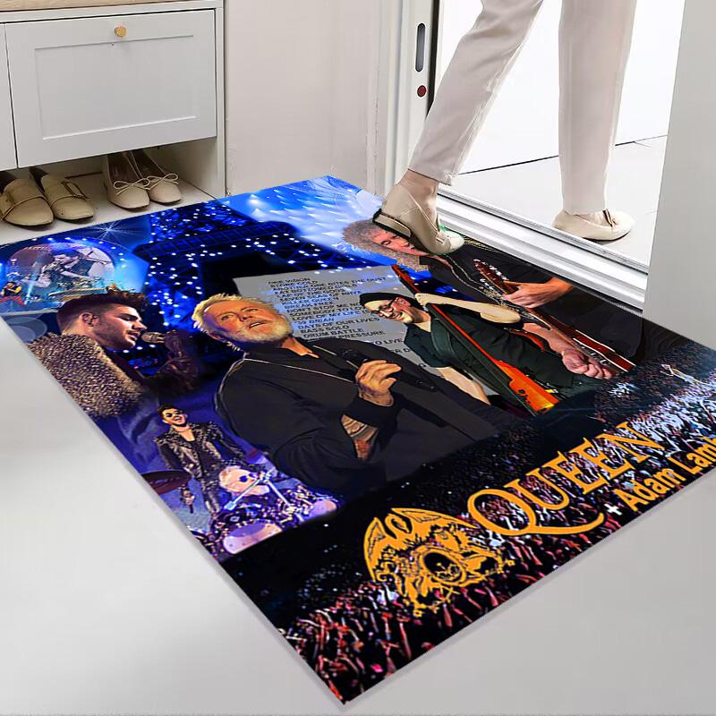Royal Crown Elegance carpet floor mats printing Room Bathroom mat Art