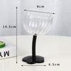 Glass Cup Vintage Lovely Flower Coffee Cups Crystal Glasses Cocktail Wine Champagne Water Glass Mug Drinking Wave Vases High Fee