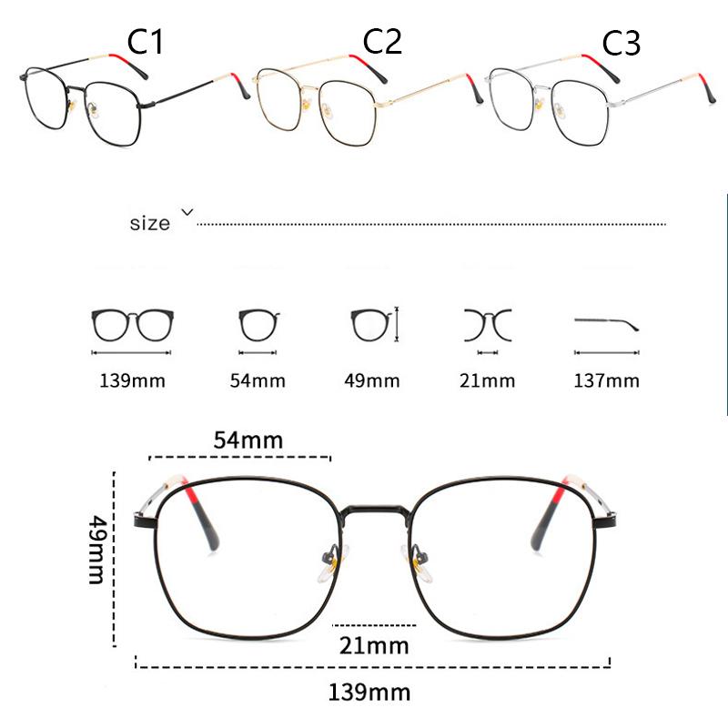 Anti Blue Light Glasses Women Men Classic Square Eyeglasses Frames Transparent Computer Glasses Pochromism Oculos Feminino
