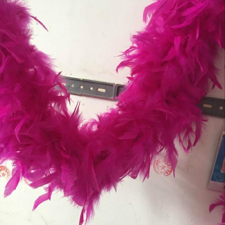 Plüsch-Truthahnfederboa Dekorationen für Party Hochzeit Kleidung Kleid Schal