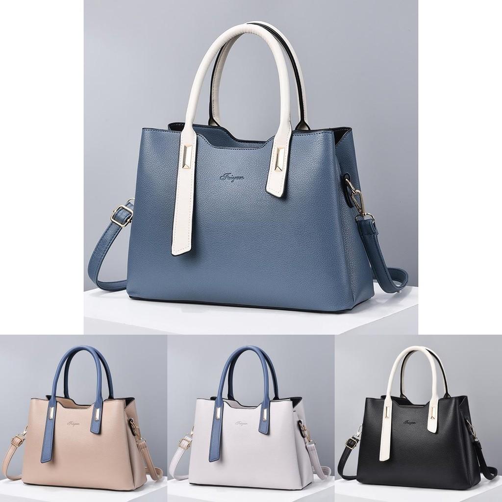 Chic And Stylish Ladies' Tote Bag 2023 New Design In Khaki Gray Black Blue