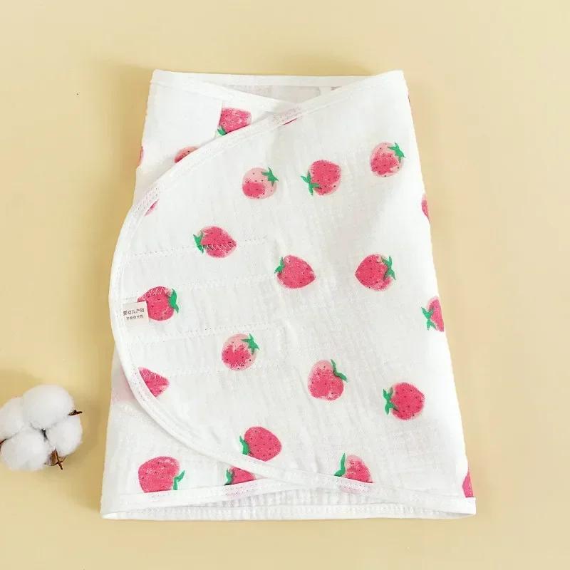 New Baby Swaddle Blanket 0-6 Months Strap Protect Belly Baby Sleeping Blanket Wrap for New Born Thin-style for Summer Hot