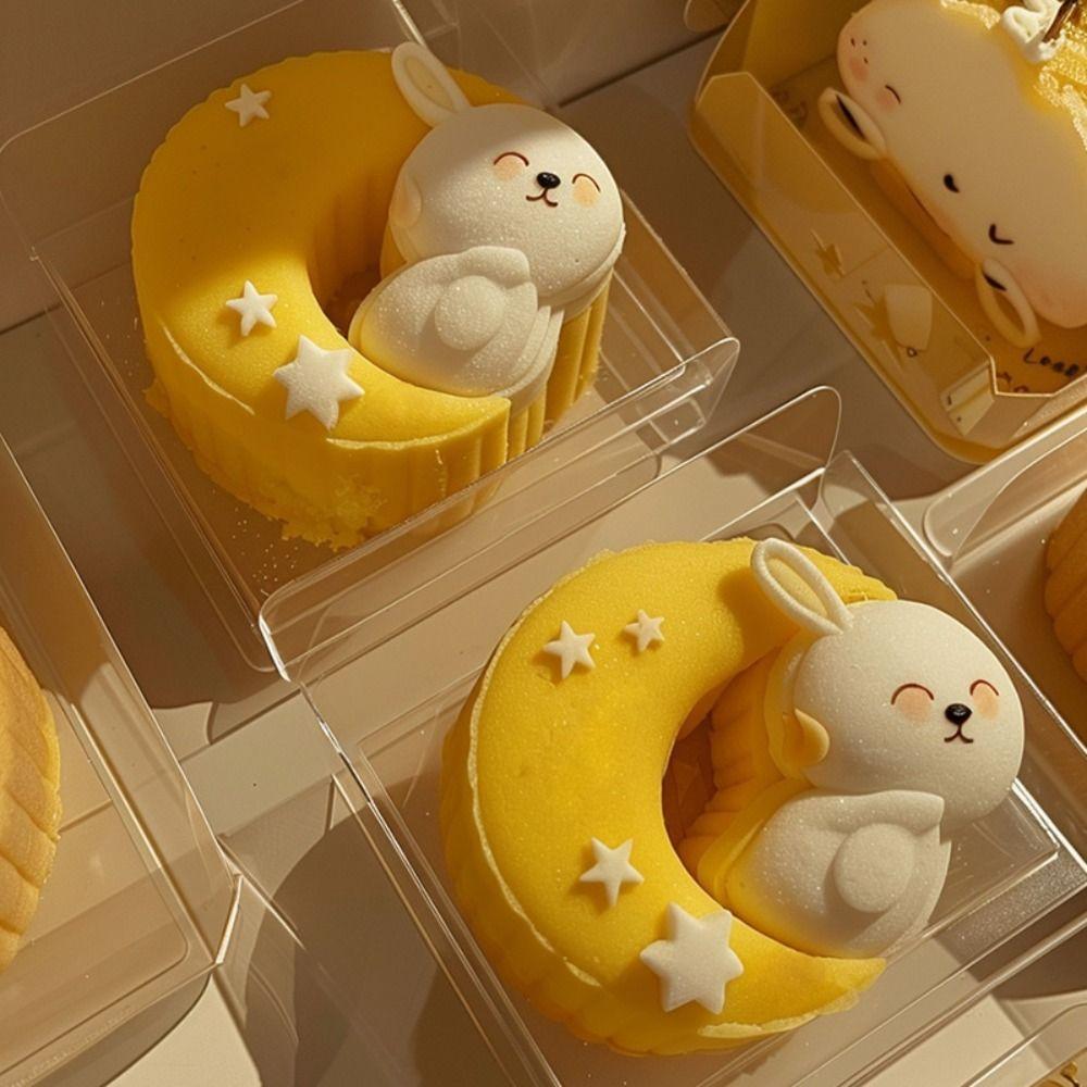 Kitchen Accessories Pastry Mold DIY Household Cake Molds Funny Moon Rabbit Silicone Molds