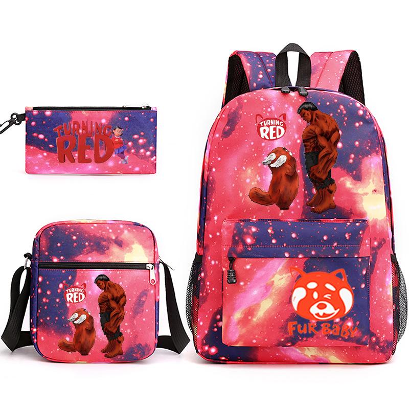 2022 Youth Metamorphosis 3 Sets/piece Laptop Backpack School Teen Girl Student Schoolbag