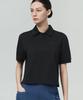 DUVETICA Nerte (Black) (Women'S Short-Sleeve Polo Shirt)