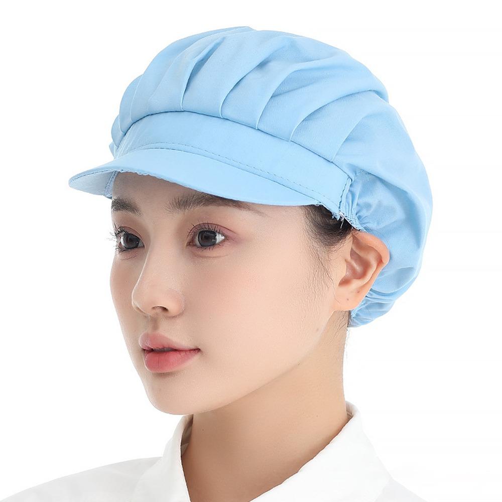 

Durable Elastic Workshop Work Hat Smoke-proof Breathable Work Wear Dust-proof Hair Fall-proof Cooking Hygienic Cap Food Service
