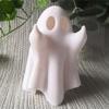 M-Modern-Ghost Statue, White Resin Garden Ghost Sculpture Halloween Decorations, Ghost Figurines For Home Room Desk Garden Yard