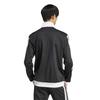 Adidas Tricot Regular Fit Colorblock Track Jacket Black Size Men's 3-Stripes KQI85, (JI8838), J/XL