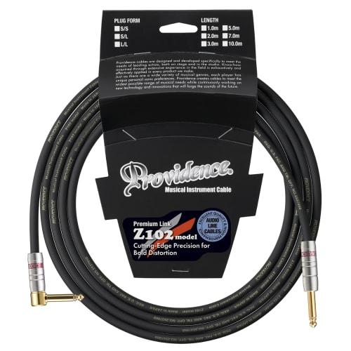 Providence Z102 Shielded Cable, 5m, S/L Plug (Straight/L-Shaped)