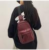 Charming choice! Oily leather large-capacity backpack, Korean version of fashion interprets the new style of women's commuting