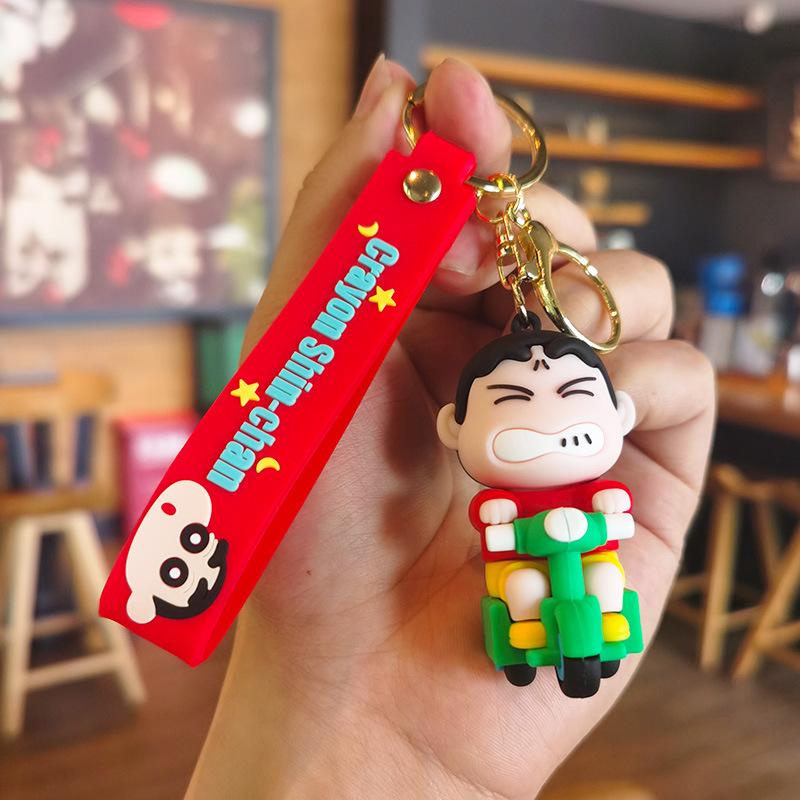 New Crayon Shinchan Keychain Cartoon Japanese Anime Cute Couple's Bag Car Keychain Accessory Cute Personalized Gifts Y2k Fashion