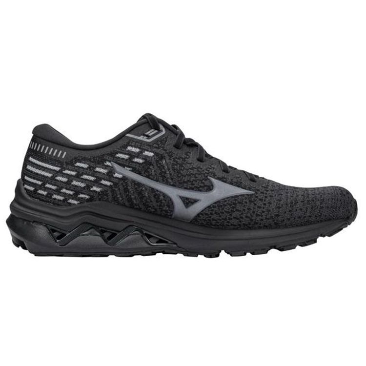 Mizuno Wave Inspire 17 Waveknit Lightweight Low-Top Running Shoes Men Sneakers Black J1GC211389