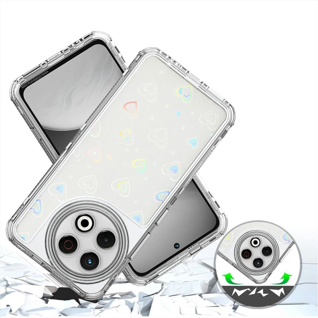 For TECNO Spark 30 Pro 4G Case Precise Cutouts Acrylic TPU Clear Phone Cover with Laser-printed Film