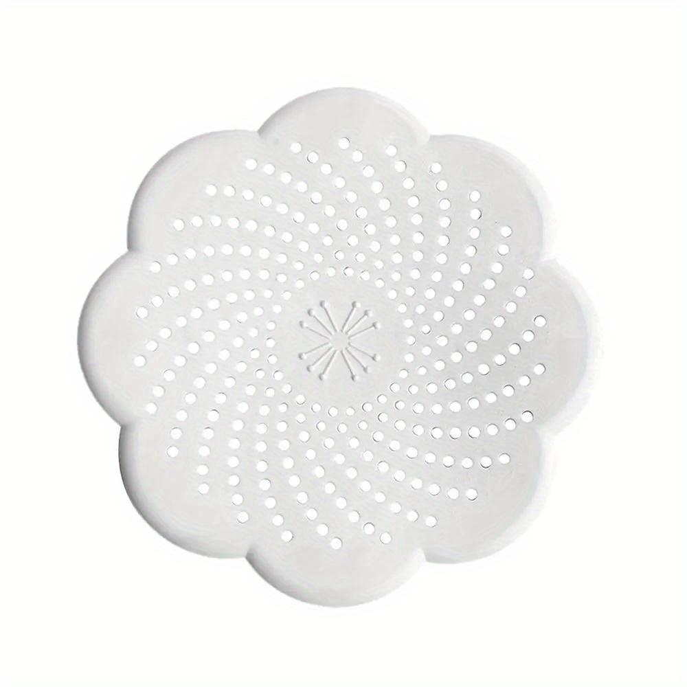 Silicone Floor Drain Cover Flower Shape Mesh Sink Strainer Anti-blocking Hair Clean Up Waste Catcher Kitchen Bathroom Accessory