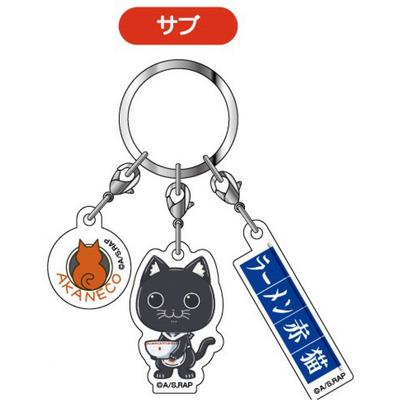 Ramen Akaneko Ramen Akaneko  3 Row Acrylic Key Holder Ramen Akaneko 03 Sub