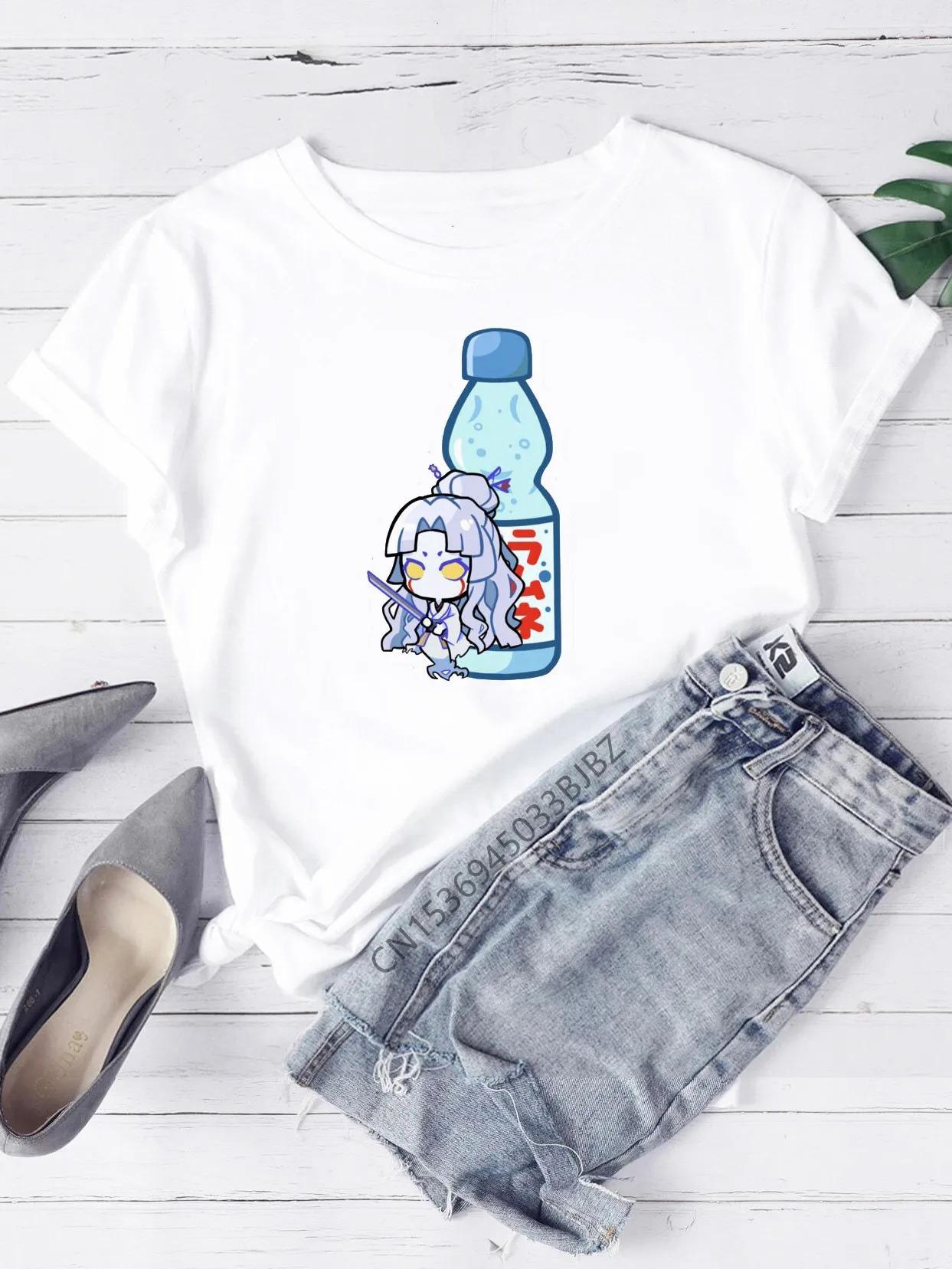 

Bungou Stray Dogs T-Shirt Women Crew White Basic Tee Aesthetic Cloth Accessories Short Sleeve O-Neck Female Summer Casual Top S