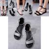 Elegant Women's Summer Sandals With Peep-toe And Low Heel For Stylish Comfort