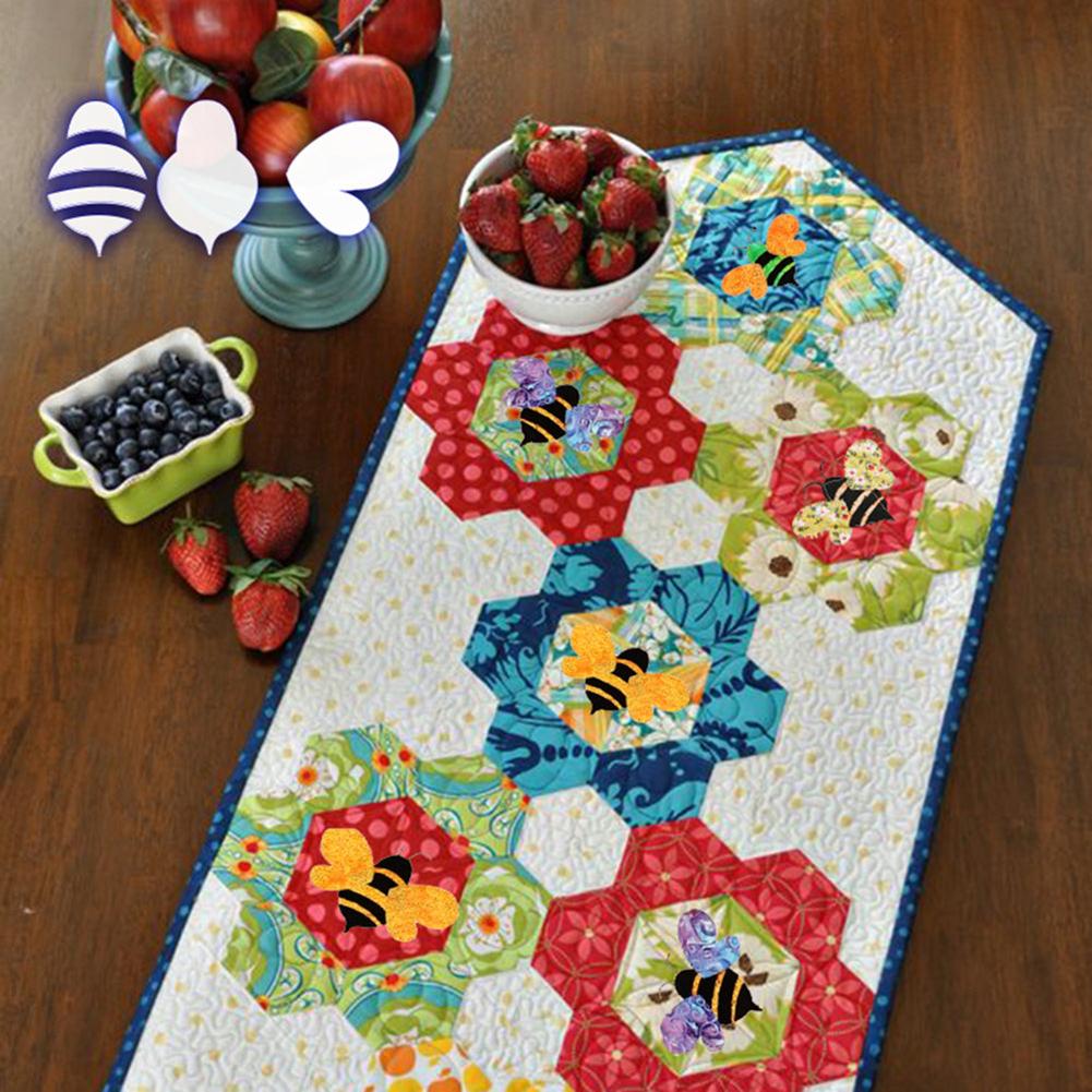 

Прекрасная коллекция досок Little-Bee, набор шаблонов для квилтинга, легкая портативная линейка для пэчворка, швейные принадлежности 6 inch