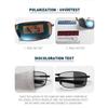 aoron Metal Frame Photochromic Polarized Sunglasses for Men Women Fashion Sports Driving Fishing Glasses UV400