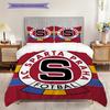 AC Sparta Praha Pattern Bedding Quilt Set Quilt Cover Pillowcase Home Decoration Birthday Gift (1 * Duvet Cover + 2 * Pillowcase, Without Core)