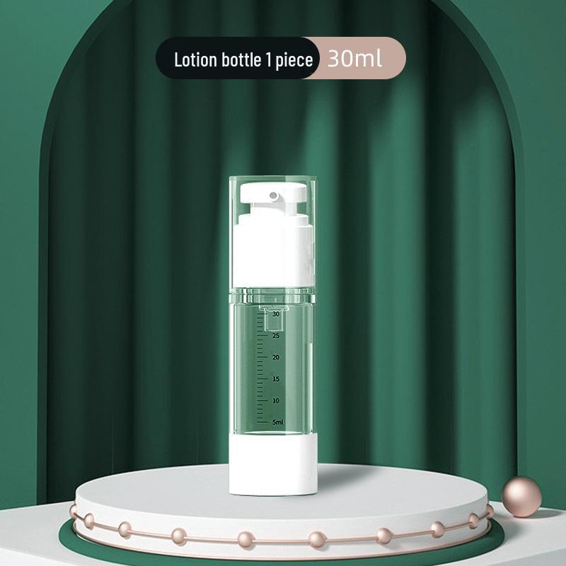 Portable Cosmetic Refill Bottles: 15ml, 30ml, 50ml Vacuum Press with Scale for Lotion and Spray