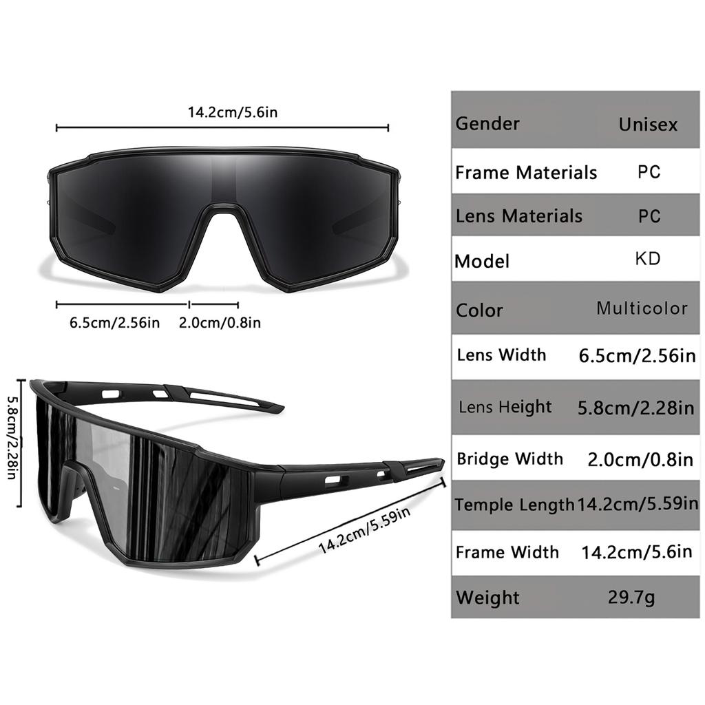 Men Women Outdoor Sports Cycling Sunglasses Road Windproof New Style Eyewear Unisex Hiking Camping Driving Goggles Uv400