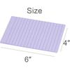 Vanpad Lined Sticky Notes 4X6 in Light Purple Ruled Stickies Super Sticking Power Memo Pads Strong Adhesive, 6 Pads/Pack, 45 Sheets/pad