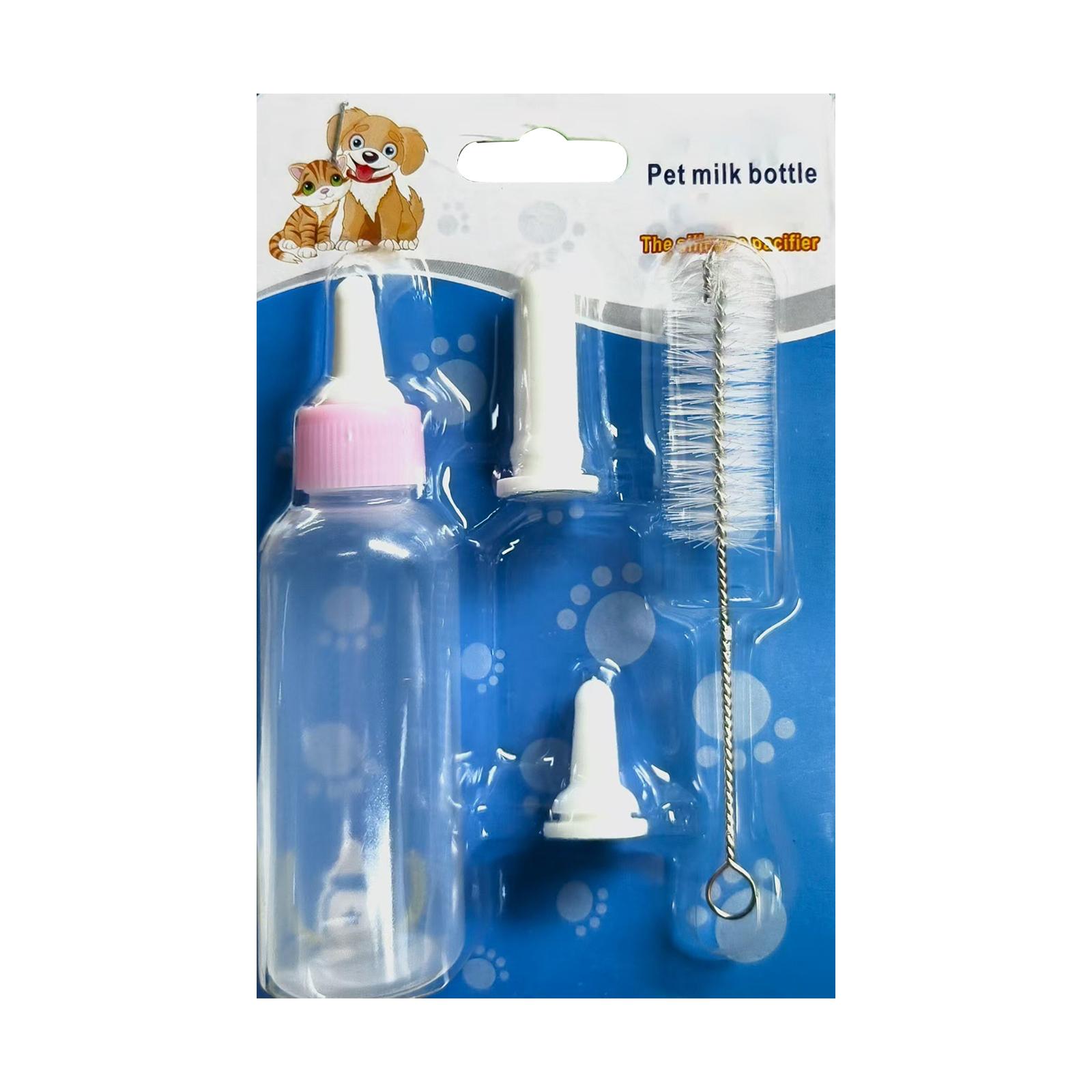 

Pet Bottle For Newborn Kittens & Puppies | Feeding Bottle With Soft Nipple For Small Cats And Dogs
