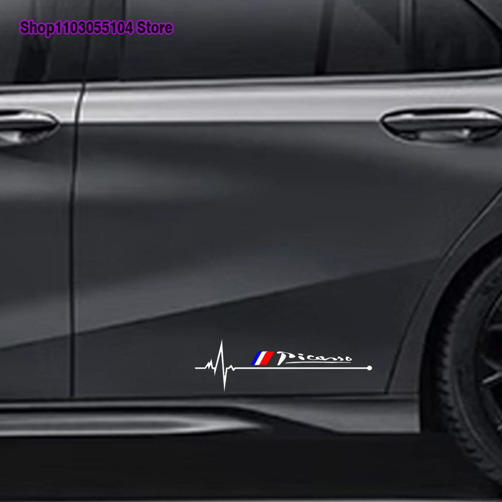 2pcs Car Body Sticker For Citroen Picasso C4 C3 XSARA GRAND Auto Accessories AO0
