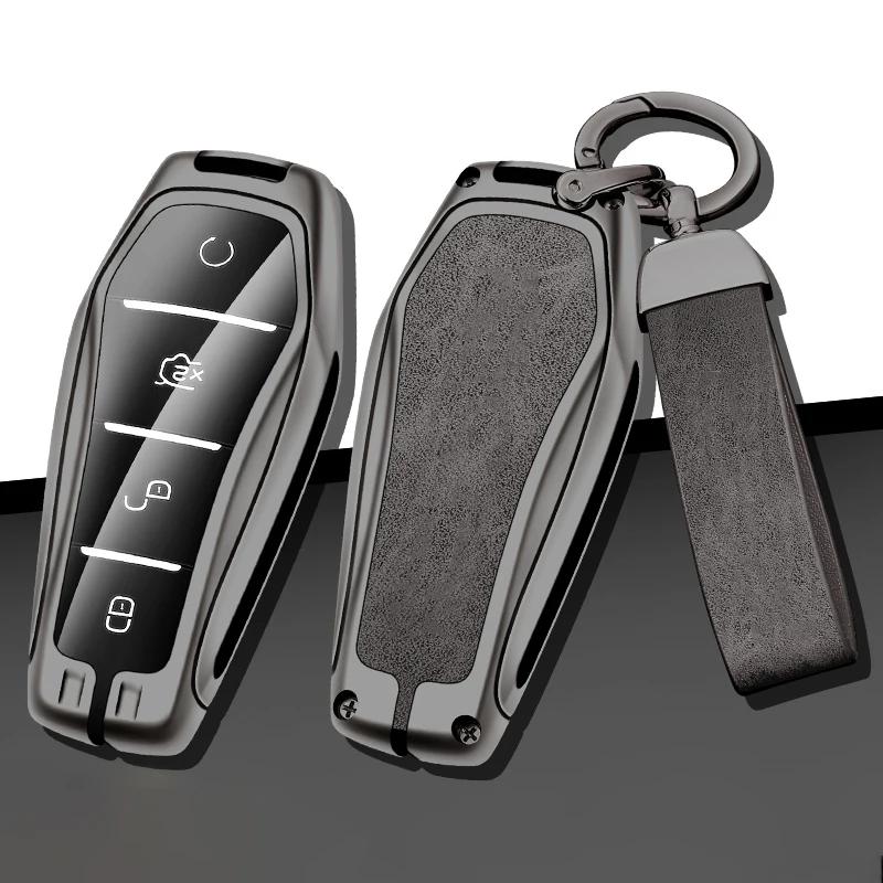 Car Key Case For Byd Atto 3 Seal U Dm I Song Plus Dolphin Han Ev Tang Dm Qin Plusdmi Keychain Key Cover Shell Car Accessories