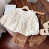 Kids Pants Childrens Clothing Girls Trousers Velvet Autumn Winter Korean Corduroy Baby Warm Elastic Waist Striped