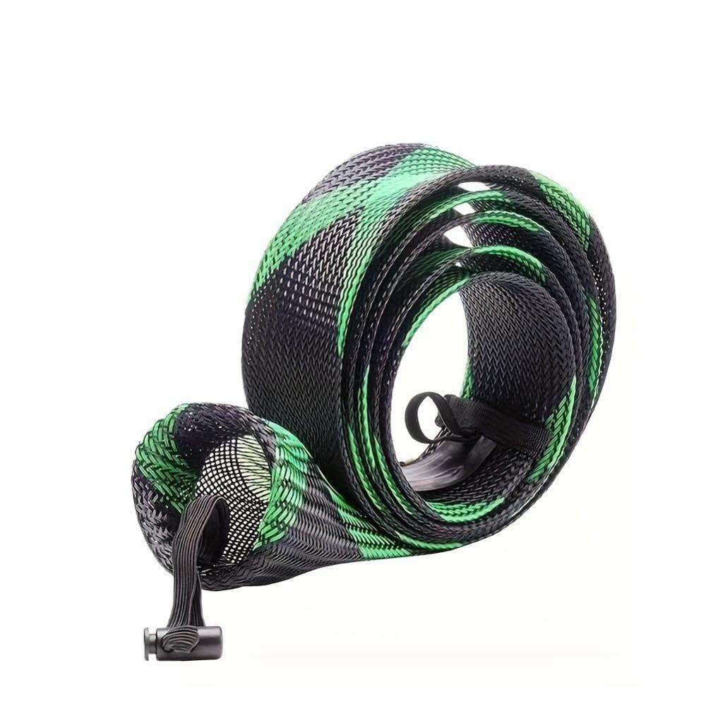 Expanable Braided Mesh Fishing Rod Cover Pole Sleeve Protector Bag Fishing Rod Sleeve 30mm 170cm Jacket Wrap