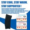 Phiten Elbow Supporter, Soft Type, Black, Sizes L-LL