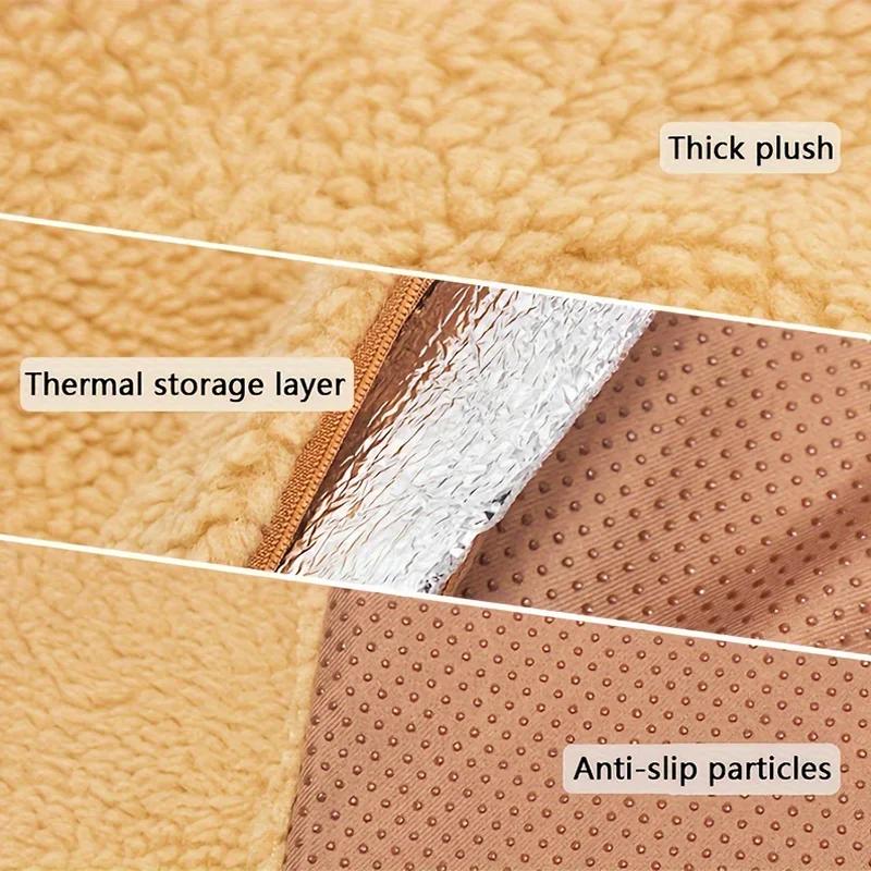 Selbstheizende Haustier-Pads, Decke, Welpen-Pad, warme Kissenmatte für Katzen, Hunde, waschbare Haustiere mit thermischem Körperwärme-reflektierendem Kern-Pad