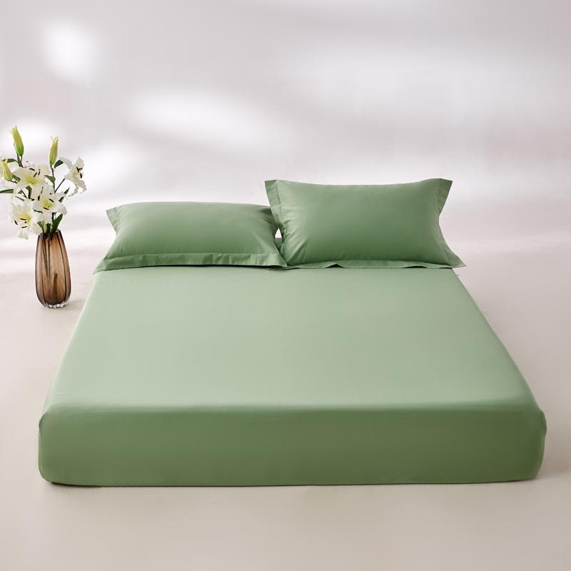 

Роскошный комплект постельного белья из египетского хлопка плотностью 800 нитей, комплект постельного белья, 1 простыня на резинке, 2 наволочки, мягкий чехол для матраса 90x200x30cm