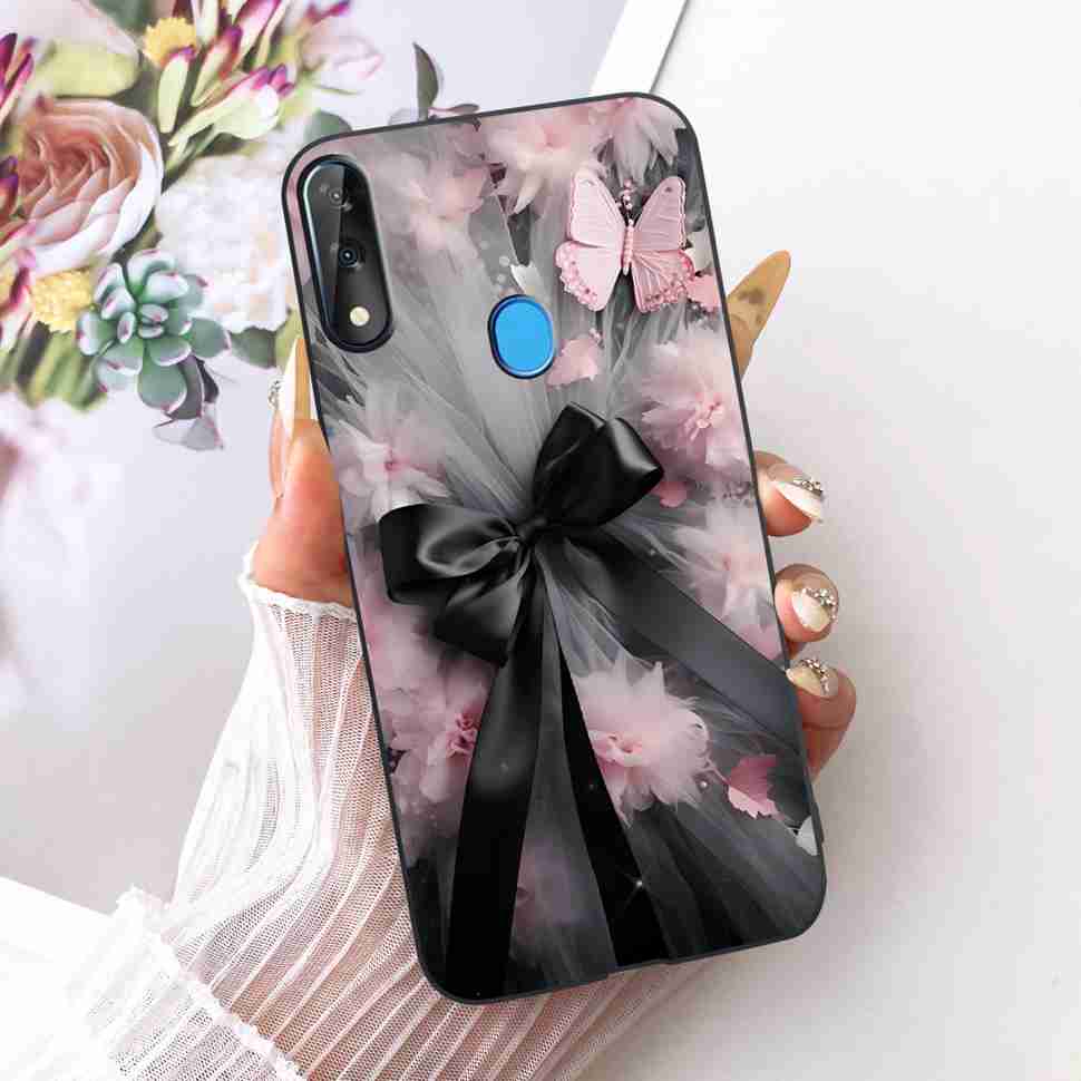 For ZTE Blade V10 2019 6.3" Case Lovely Cartoon Cat Silicone TPU Black Cover For ZTE Blade V10 V 10 2019 Phone Cases Bumper
