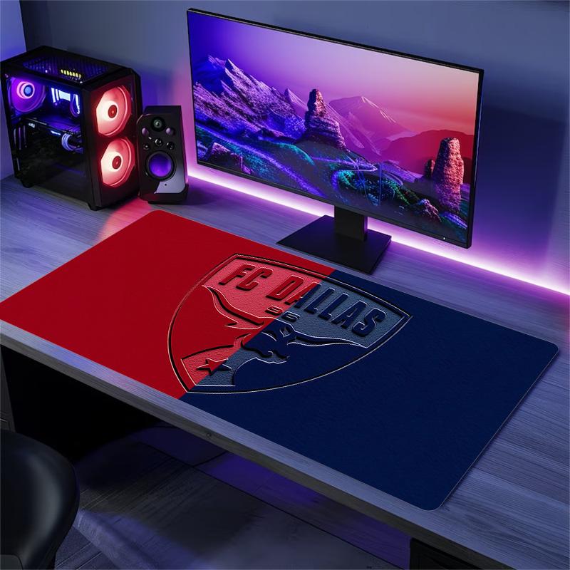 FC Dallas Print Cushion Non-slip Laptop Tablet Big Mousepad XXL Mat Mini PC Playmat With Lock edge