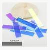 10Pcs Acrylic Nail Art Iridescence Aurora False Nail Tips Display Bar Decoration