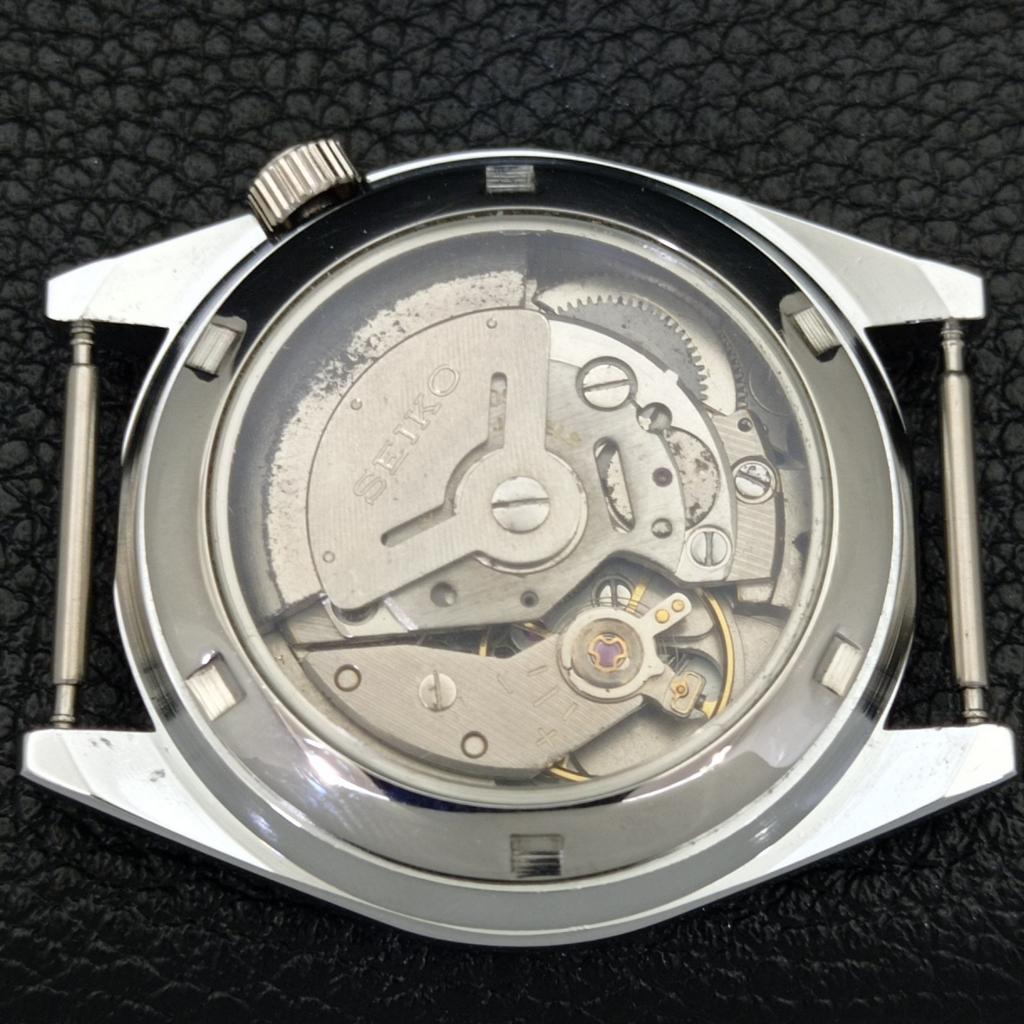 MENS VINTAGE REFURBISHED SEIKO 5 AUTOMATIC JAPAN WHITE DIAL WATCH A440411-4 Sk-a440411