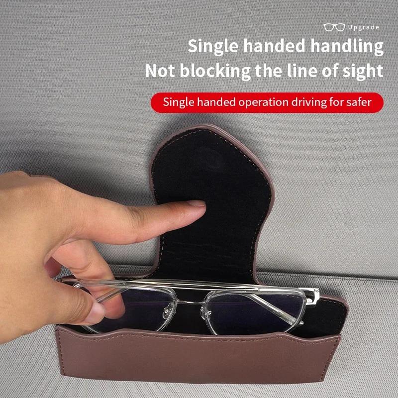 1Pcs Leather Car Sun Visor Glasses Case Sunglasses Storage Box For Lexus ES RX NX LS UX LM LX GX LC RZ IS CT GS RC HS SC LBX