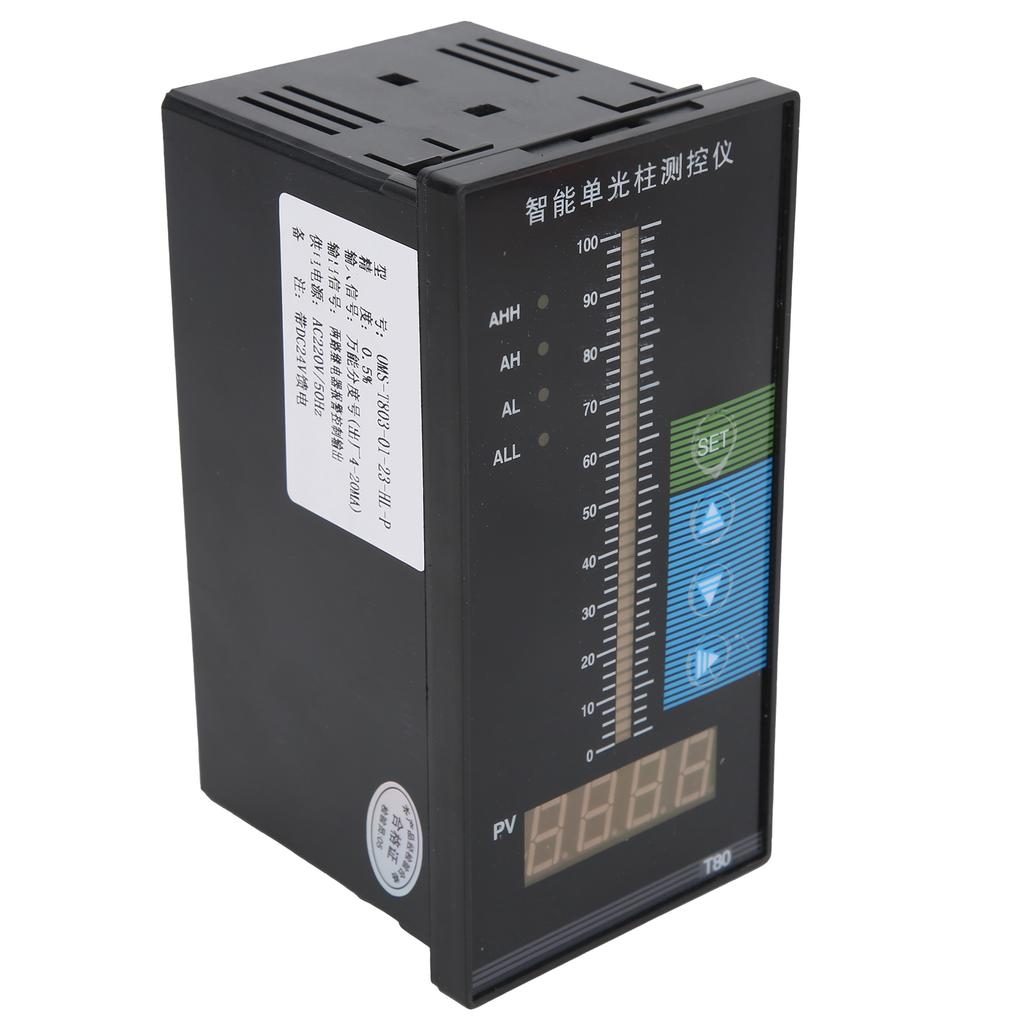 Water Level Display Meter Liquid Level Transmitter Smart Single Light Column Controller AC220V
