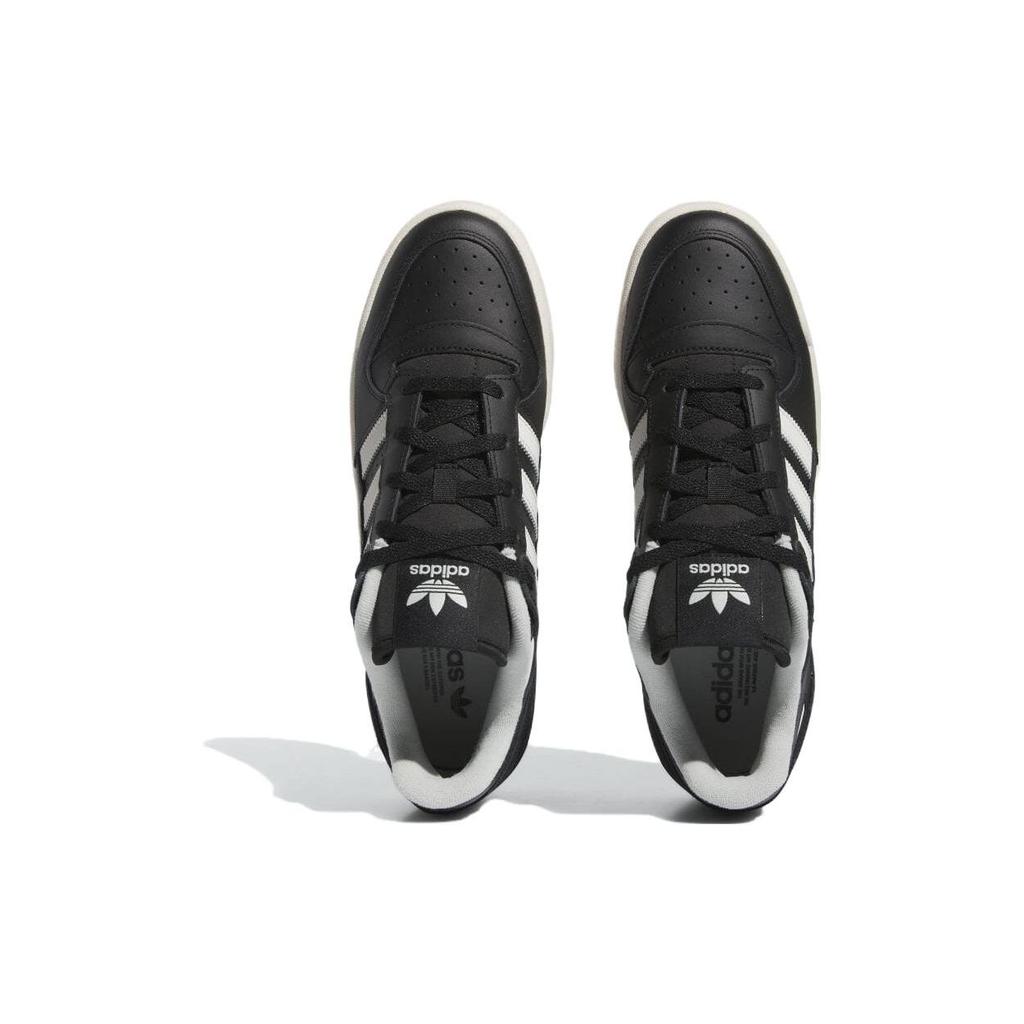 Adidas Forum Low Black Orbit Grey Men Sneakers Core-Black Wonder-Silver IE7218