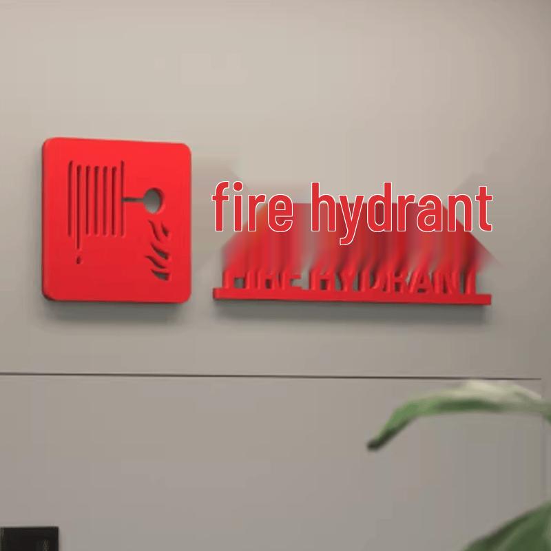 Acrylic Fire Hydrant Safety Sign