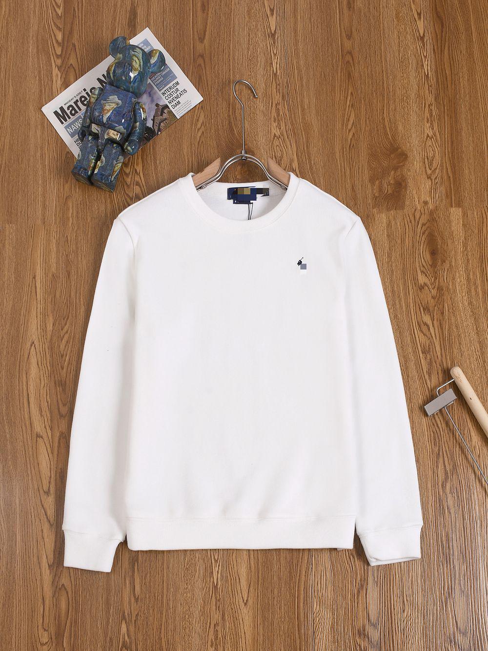 

Men s High-End Pure Cotton Polo Sweatshirt – Long Sleeve, Embroidered Label, Business Casual, Cross-Border Style S