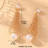 2PC Women's Fashion Hollow Design Earrings Zircon Accessories Suitable for Date, Party, Festival Gifts-1165
