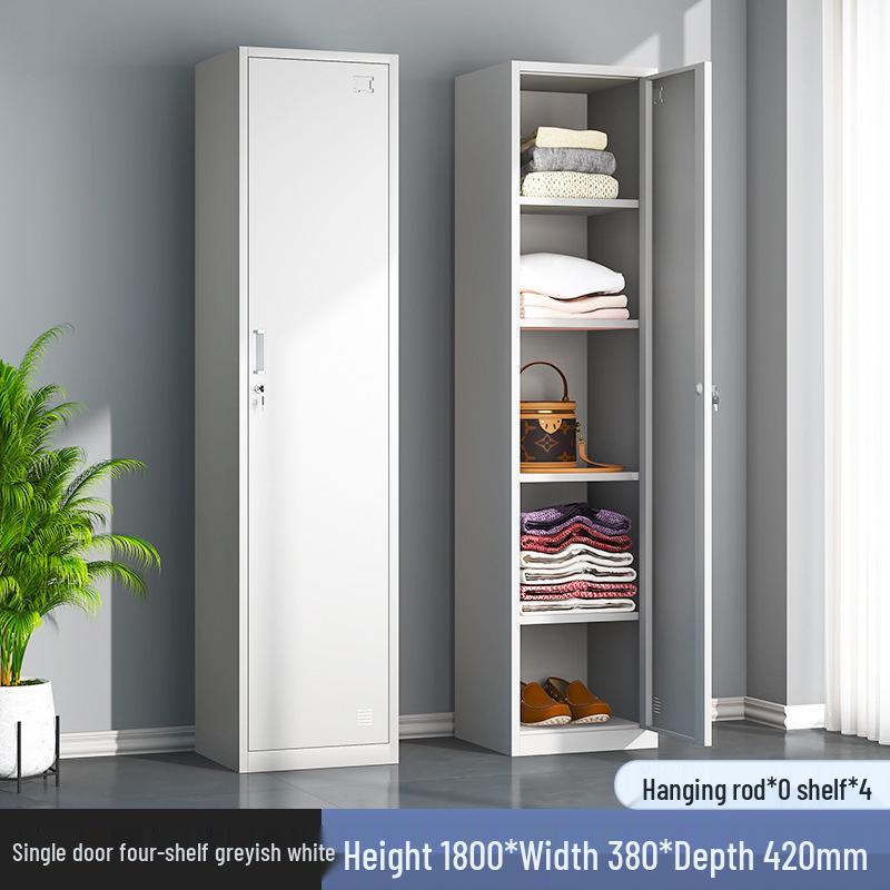 Single Door Steel Locker Cabinet for Employee or Dormitory Use