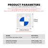 DLCP9 Car Logo Sticker Crystal Auto Stickers Fuel Tank Decor Accessories For BMW M Performance E36 E46 E60 E90 E91 E92 E93 F30 F20
