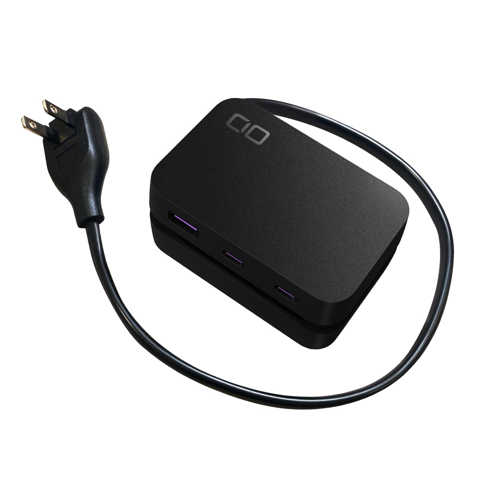 

CIO Polaris CUBE Power Strip with USB and Built-in Cable, Desktop, Travel, Portable Extension Cord, 0.5m, with Storage Reel, 5 Total Type-C and Type-A