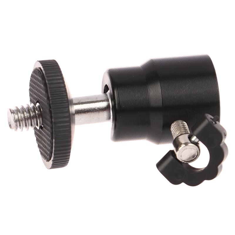 Lightweight Aluminum Alloy Camera Tripod LED Light Flash Tripod Bracket Holder Mount 1/4 Hot Shoe Adapter Cradle Ball Head