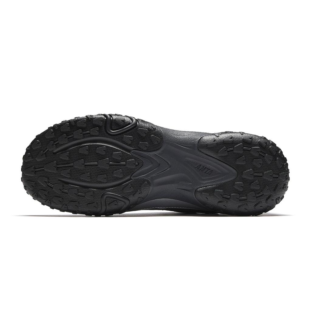 Anta Joyful Abrasion Resistant Breathable Slip Resistant Low top Casual Shoes Women's Tranquil Black Silver 922618881-2